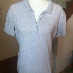 New Old Navy Medium Grey Polo Shirt